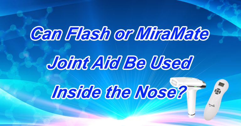 Can Flash or MiraMate Joint Aid be used inside the nose? - MiraMate